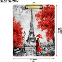 Pariz Eiffel ručnik za valentinov međuspremnik za objeknu za oblici drveta i povucite za standardno
