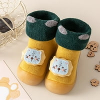 B91XZ dječji čizme zimske toddlere cipele meko dno zatvorene non kliznite tople crtane čarape za životinje