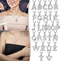 Modni ženski poklon engleski naziv slova naziv lanaca privjesak ogrlica nakit, tinejdžerski pokloni