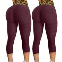 Dame Fashion Print Yoga hlače plus veličina casual visokih struka Sport pantalona za žene za dame