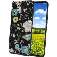 Floral-telefonska futrola, deginirana za Samsung Galaxy S20 + Plus Case Muškarci Žene, Fleksibilna silikonska