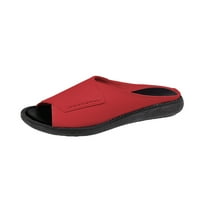 Gomelly Womens Platform sandale Ljetne papuče Udobne mule sladi Neklizne casual cipele Dame cipele crvene