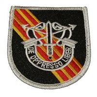 Specijalne sile Beret Flash de Oppresso Liber Patch - Boja - Posao u vlasništvu veterana