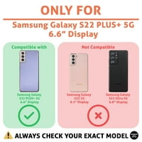 Osobni tanak poklopac kućišta Kompatibilan je za Samsung Galaxy S Plus + 5G, crveni plamen Ispis, lagana,