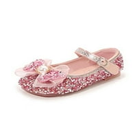 Rotosw Deca Stanovi Bow Haljina cipele Comfort Mary Jane Sandale Girl's Princess cipele Djevojke Slatka