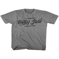 Billy Joel Logo Graphite Heather Odrasli majica Tee Tee