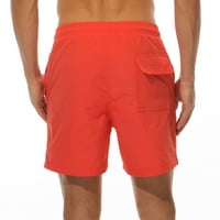Unleife Plus kratke hlače za muškarce, muška čvrste prozračne čipke vodootporne četvrtine hlače Plaže