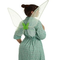 Qiylii za odrasle djeca Sparkly Sheer Fairy Wings Halloween Dodatna oprema Elf Angel Butterfly kostim