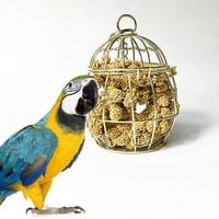 Bird ulagač s drobilica za rezač viseći metalni dovod ptica vanjski debeli kuglični kuglica poklon za