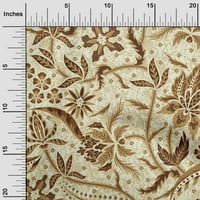 Onuone svilena tabby maslina zelena tkanina jakobean cvjetna šivaća tkanina od dvorišta tiskana diy