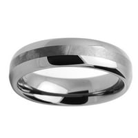 Muškarci Žene Volfram Carbide Vjenčani prsten Comfort Fit Dovodni prsten za muškarce i žene