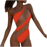 Sodopo Plus size Size kupaći kostim ženske boje podudaranje sijamske push-up jastučiće kupaći kostim