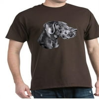 Cafepress - Great Dane HS plava UC tamna majica - pamučna majica