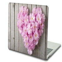 Kaishek Hard Shell za stari MacBook PRO S bez dodira Nema USB-C modela: drvena zrna 16_1