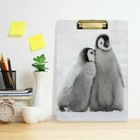 Snežni pingvini odbojni klip od klipnog drveta i povucite za standardno pismo