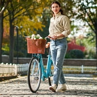 Viribus Ženska Comfort Bike Beach & City Cruiser Bicikl sa košlkom