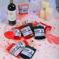 Piće krvi Torba za ponovno punjenje moda 350ml Voćni sok Jelly Wine Halloween Strane Kostim Piće torbice