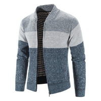 Lanner Muška odjeća Winter Turtleneck patentni zatvarač duge rukave Pleteni džemper kaput kaput jesen