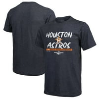 Muške veličanstvene teme Navy Houston Astros World Series prvaci još uvijek ovdje Tri-Blend majica