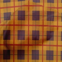 Onuone pamučne kambričke tkanine Madras Provjerite otisak šivanja tkanine BTY wide