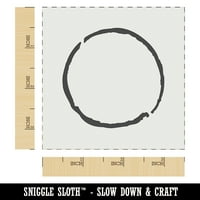 Sketchy Circle Outline DIY Cookie Wall Craft šablon