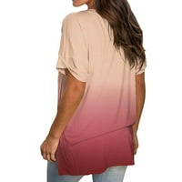 Oslinska ušteda tunika T majice za žene Seksi V izrez Ljeto Trendy Girls Love Fashion Dame bluza vrhovi