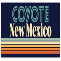 Coyote New Mexico Vinil naljepnica za naljepnicu Retro dizajn