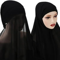 Žene meke boje hijabi visokokvalitetni dugi šifon šal podvlaka šal makena M0S0