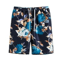 Qiaocaity ljeto muške ljetne kratke hlače Muški elastični pojas Beam Beach linijski pojas Ležerne prilike