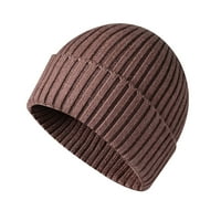 Hesoicy pleteni šešir Udobno bez obloga hladno otporne žene muškarci zimski vanjski beanie šešir svakodnevno