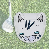 Golf Mallet Travere glava rukave umjetne kožne mačke izgrađene golf putter headcovers