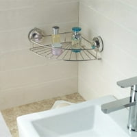 Heiheiup tuš kabina Čelična košarica šampon za tuširanje kupaonica od nehrđajućeg držača kupatilo kupatilo