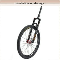 26 27.5 29 MTB bicikl ovjes za vešanje za viljuške vilice kroz osovinu prednji vilica za viljuškar za
