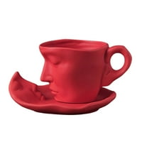 Ručno rađeni novost Kiss Kafe Kup za kavu Romantični dizajn Izdržljive šalice za kafu za sok od žitarica