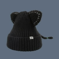 Levmjia kape za žene Zimska klirens slatka šešir Crochet Beanie Hats Fotografija pletena kapa