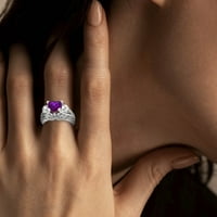 Yinguo Ženski prsten Šareni cirkon vjenčani nakit prstena veličine legura 6- Poklon prst 10