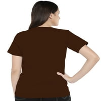 Eloria Women's Majica V-izrez Pol poluferve Ležerne