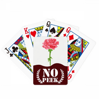Cvjetni karanfil Peek Poker igračka karta Privatna igra