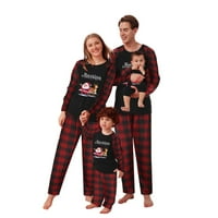 StormDoing pidžama koji odgovaraju Božić za porodičnu životinjsku mušku pidžamu Velvet Porodica koja
