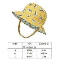 Kid's Cartoon Sun Hat Wide Brim UPF 50+ šešir za dječake Toddler Djevojke Podesivi kašiku