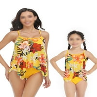 Avamo majka i kćeri roditelj-dječji kupaći kostimi, dva plivanja bikini set bez rukava pogodno kupaći