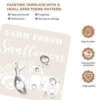 Farm tematski šabloni za slikanje šablona za ruke šablone za crtanje