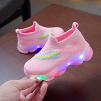 Rovga Cipele Bling tenisice Djevojke Light Baby Svjetlosni sport Boine LED djeca Dječja cipele za djecu