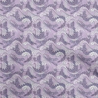 Onuone pamuk poplin ametist tkanina azijska japanska vala DIY odjeća prekrivajući tkaninu tkaninu od