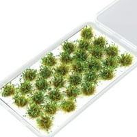 Travnato model, nizinske grmlje, minijaturni cvjetni modeliranje cvijeća za cvijet za bajke Garden DIY