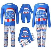 Spemm pidžama Baby Christmama pidžama Plaid muške pidžame velvet prije božićnih pidžama