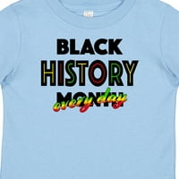 Inktastična crna istorija meseca svakog dana poklon baby boy ili majica za bebe