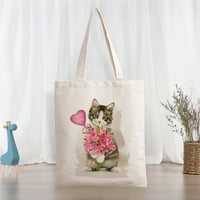 Životinjske mačke uzorak torba za žene za žene