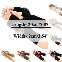 CPTFADH topla rukavica protupočljiva elastična slavina Texting Black rukavice Žene toplo obložene rukavice