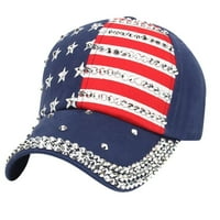 Umitay Žene Muškarci Američka zastava Baseball Cap Snapback Hip Hop Flat Hat NY